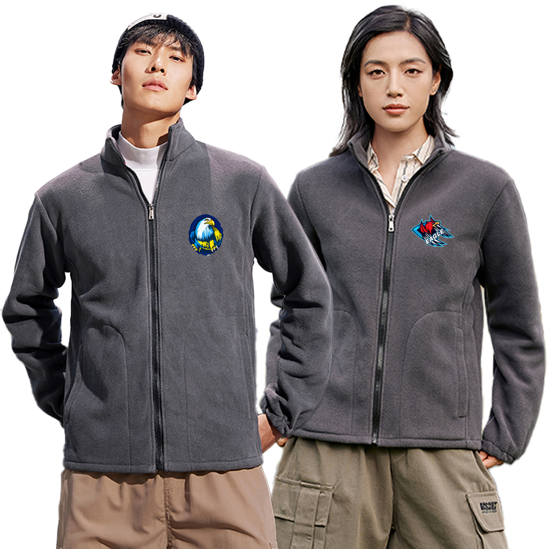 Outdoor Camping Logo - Custom Men's Plus Size Polar Fleece