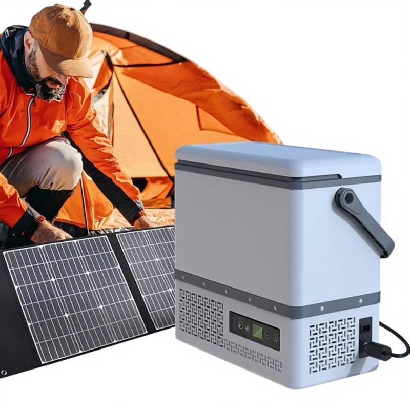 Outdoor Camping Box - New Solar Powered Camping Outdoor Cooler