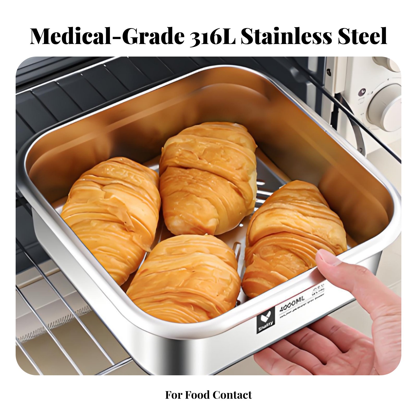 Outdoor Camping Box - 316 Stainless Steel Bento Box, Leakproof