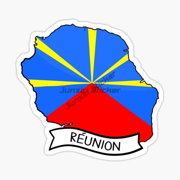 Reunion Island Flag Car Sticke - огляд і ціна Outdoor Camping Logo