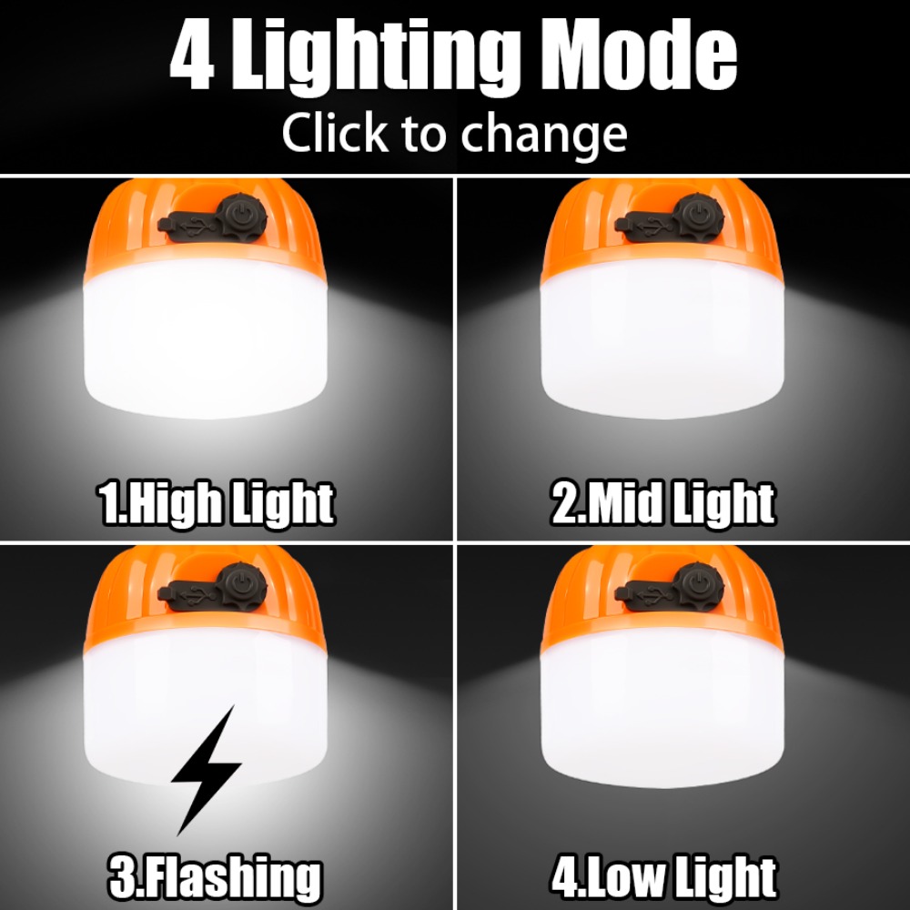 Portable Mini Camping Lamp 4 L - огляд і ціна Outdoor Camping Lampe
