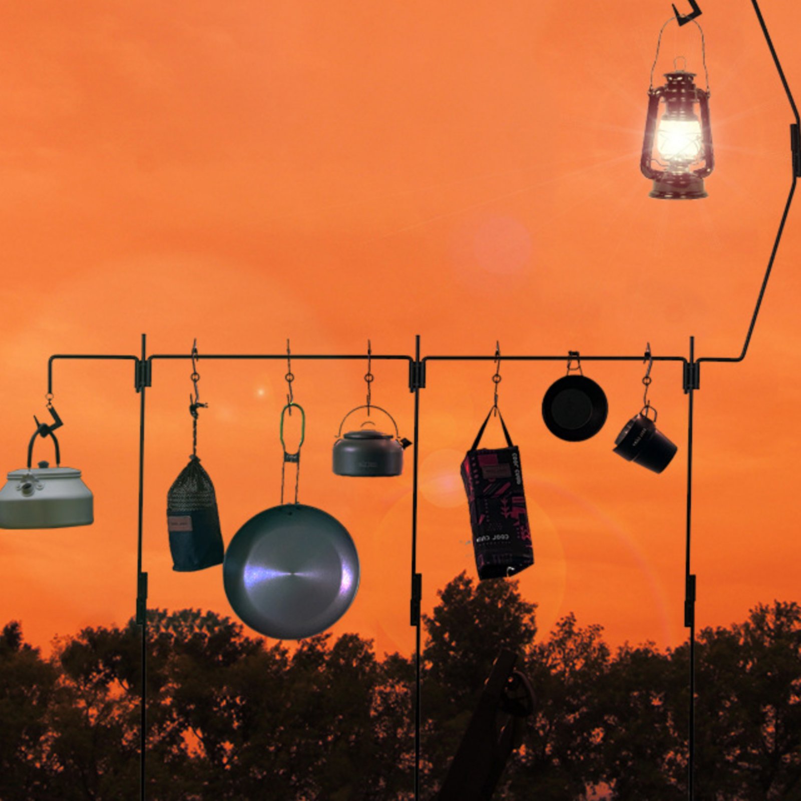Camping Lantern Stand Detachab - огляд і ціна Kitchen Outdoor Camping