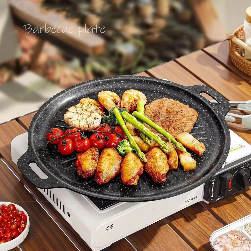 34CM Outdoor BBQ Grill Pan Non - огляд і ціна Kitchen Outdoor Camping