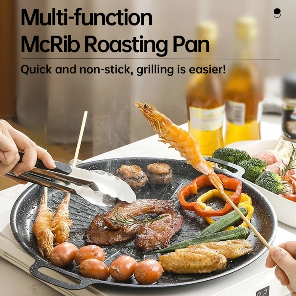 34CM Outdoor BBQ Grill Pan Non - огляд і ціна Kitchen Outdoor Camping