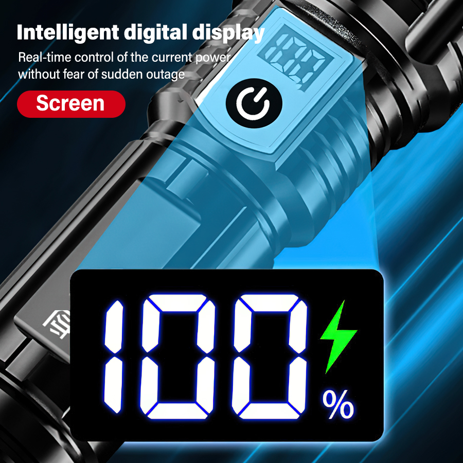 High Power 200000LM LED Flashl - огляд і ціна Outdoor Camping Lampe