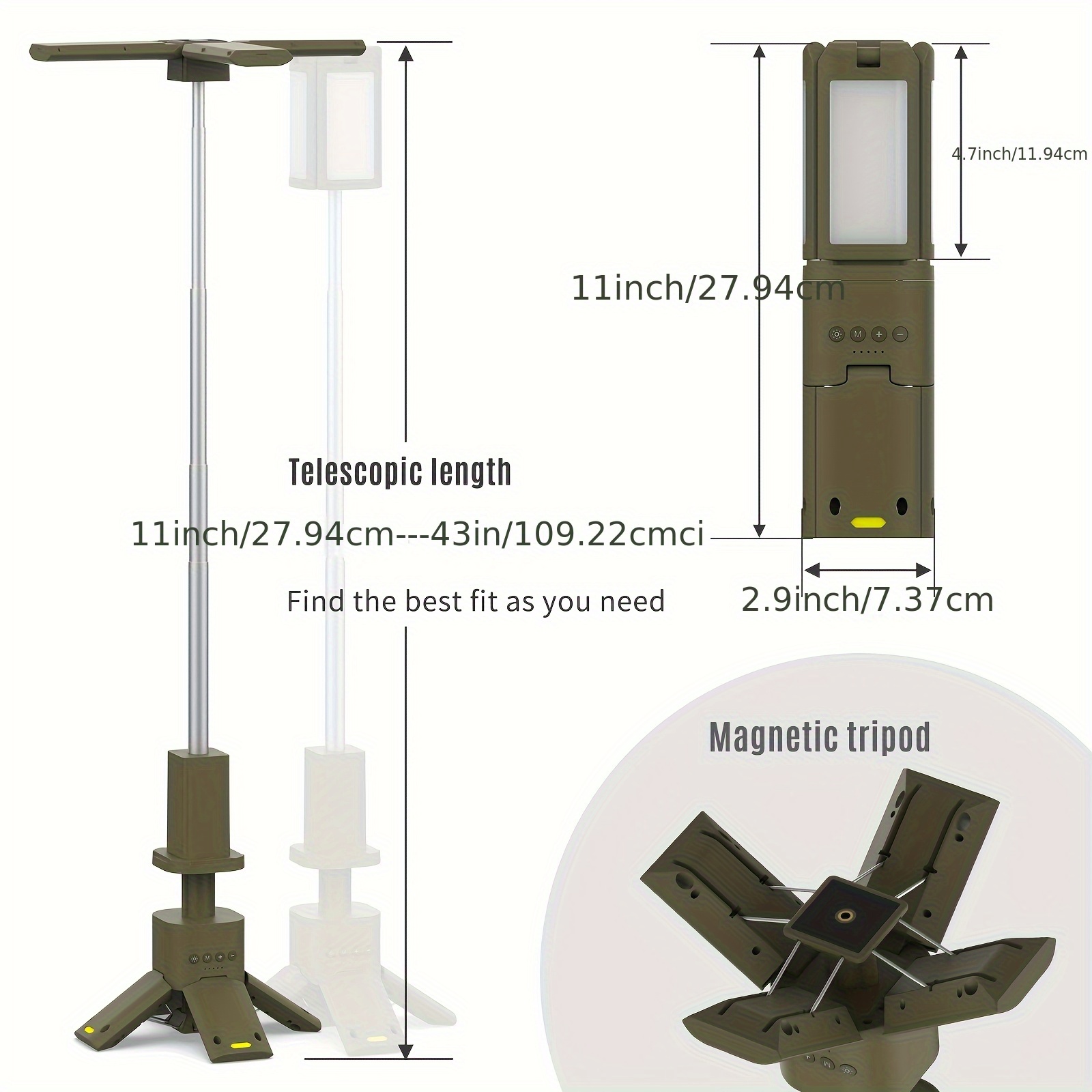 Camping Lantern, 14000mAh Rech - огляд і ціна Outdoor Camping Lampe