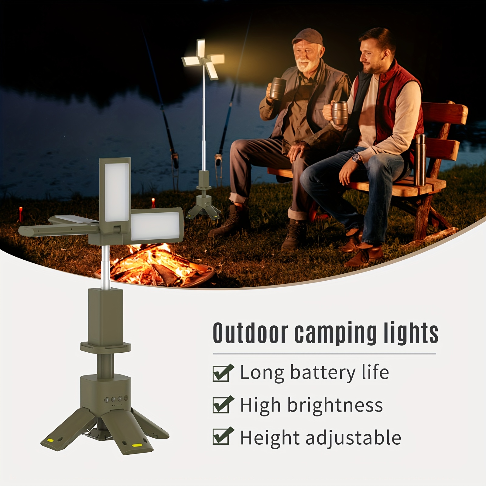 Camping Lantern, 14000mAh Rech - огляд і ціна Outdoor Camping Lampe