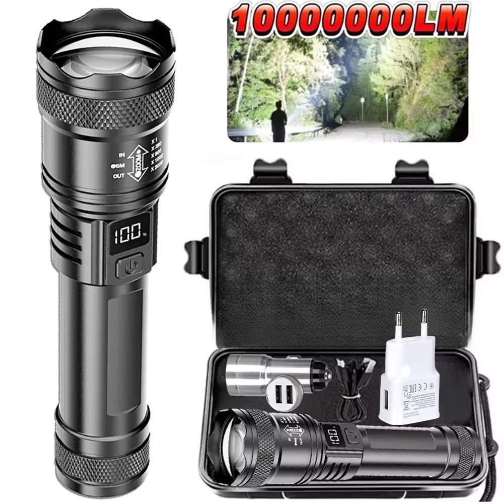 100000LM Super Bright Flashlig - огляд і ціна Outdoor Camping Lampe