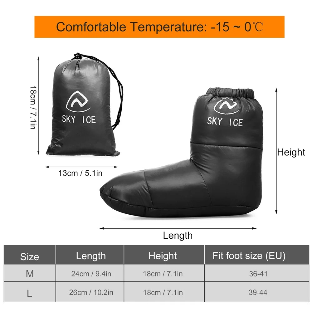 Winter Thermal Down Camping Sl - огляд і ціна Outdoor Camping Slippers