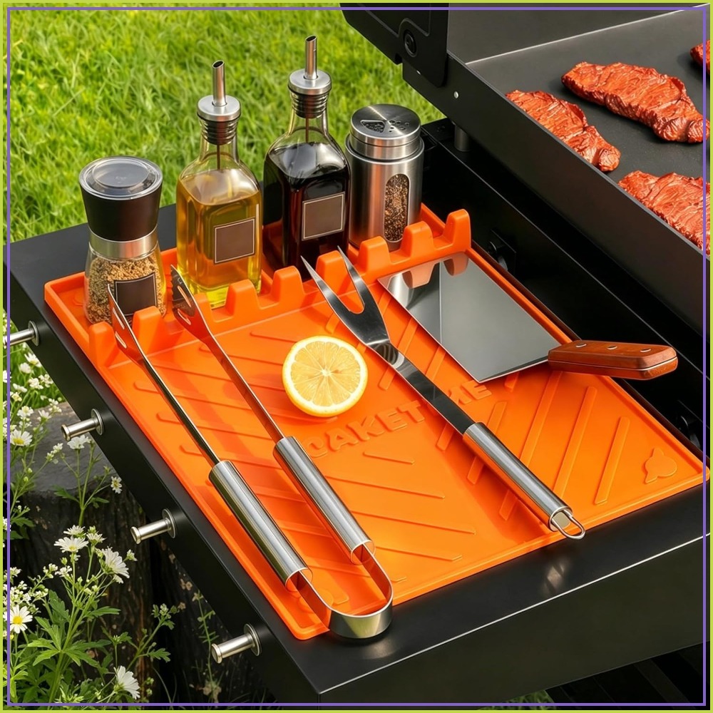 Silicone Grill Mats for Blacks - огляд і ціна Kitchen Outdoor Camping