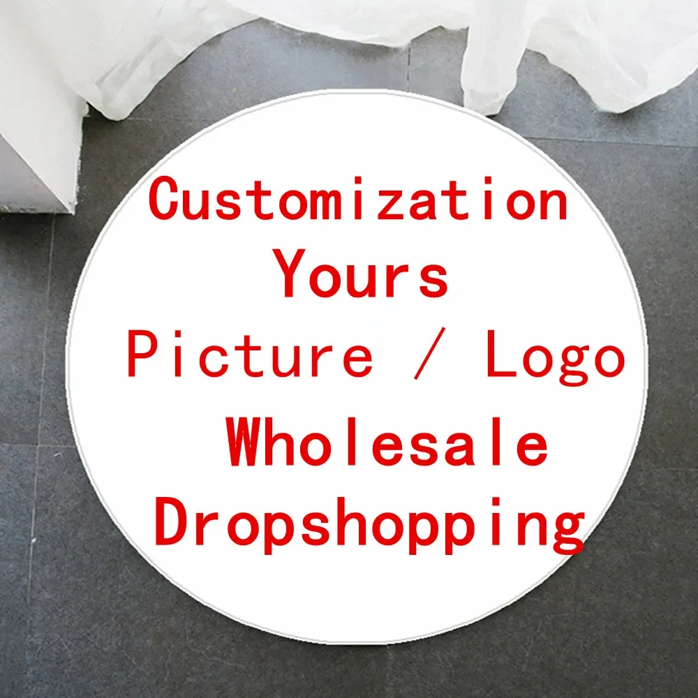 Custom Round Rug with Logo, Pe - огляд і ціна Outdoor Camping Logo