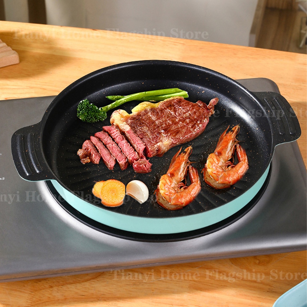 Grill Pan Round Non-Stick Barb - огляд і ціна Kitchen Outdoor Camping