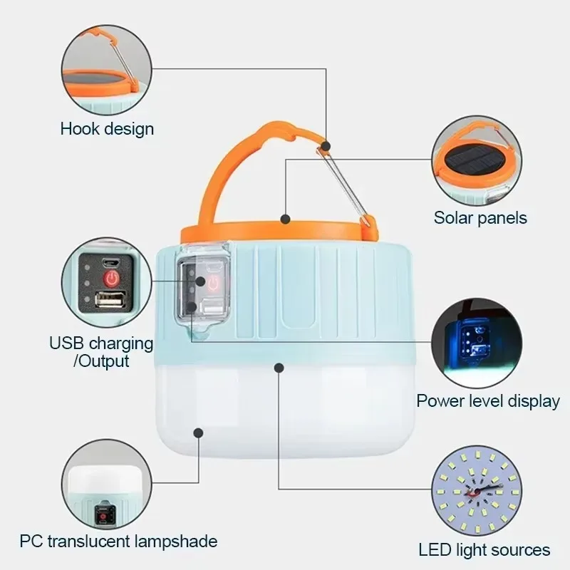 Solar Camping Lantern Recharge - огляд і ціна Outdoor Camping Lampe