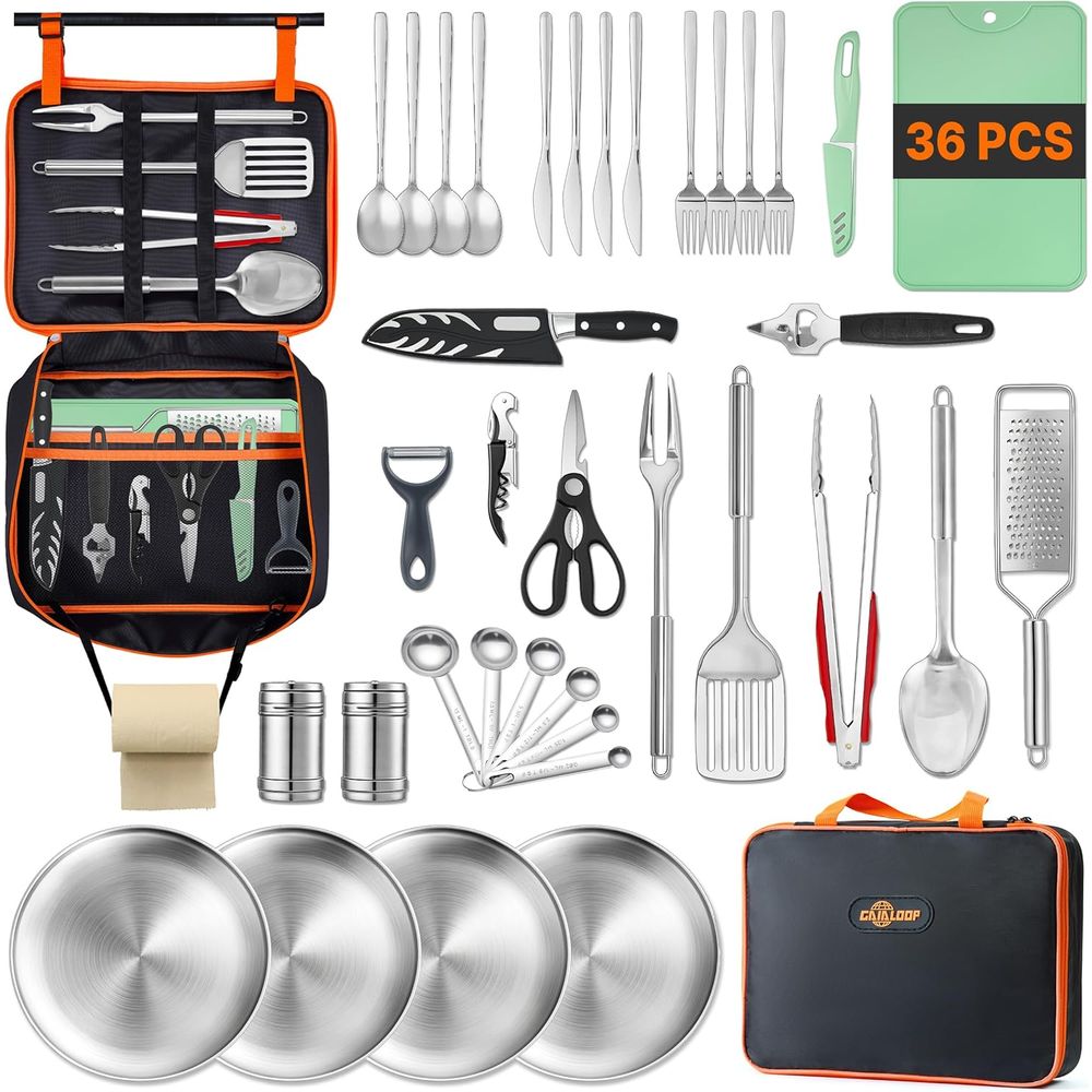 Compact Camping Kitchen Set wi - огляд і ціна Kitchen Outdoor Camping