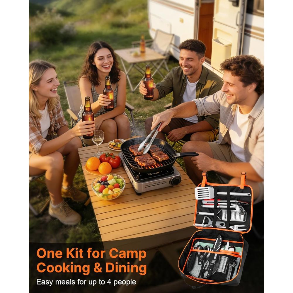 Compact Camping Kitchen Set wi - огляд і ціна Kitchen Outdoor Camping