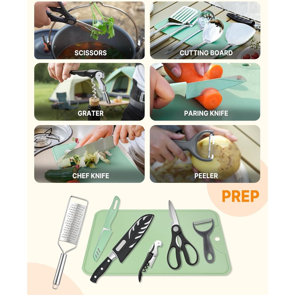 Compact Camping Kitchen Set wi - огляд і ціна Kitchen Outdoor Camping
