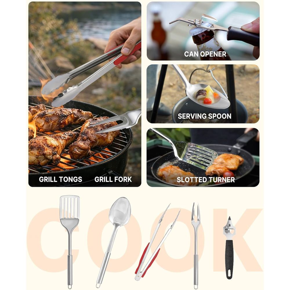 Compact Camping Kitchen Set wi - огляд і ціна Kitchen Outdoor Camping