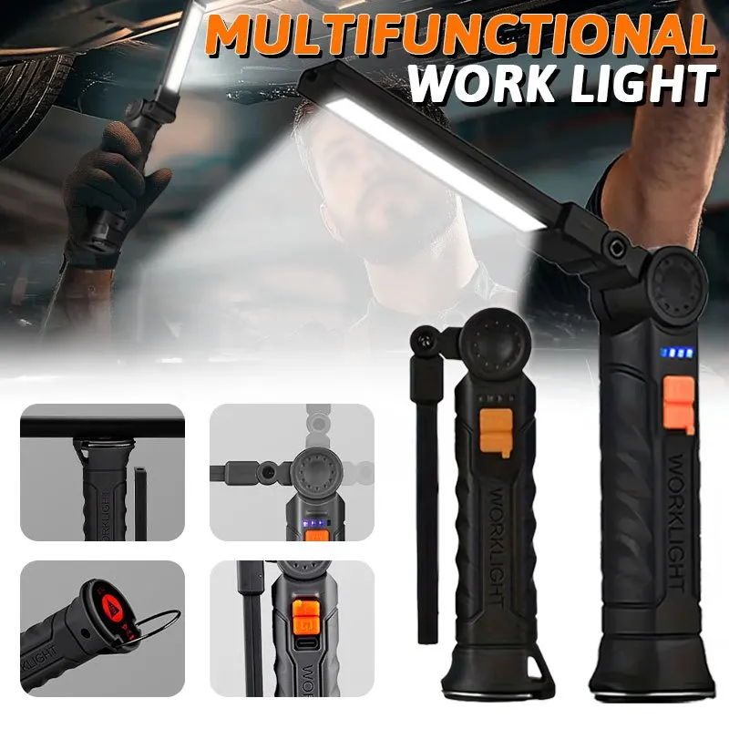 Rechargeable Magnetic Work Lig - огляд і ціна Outdoor Camping Lampe