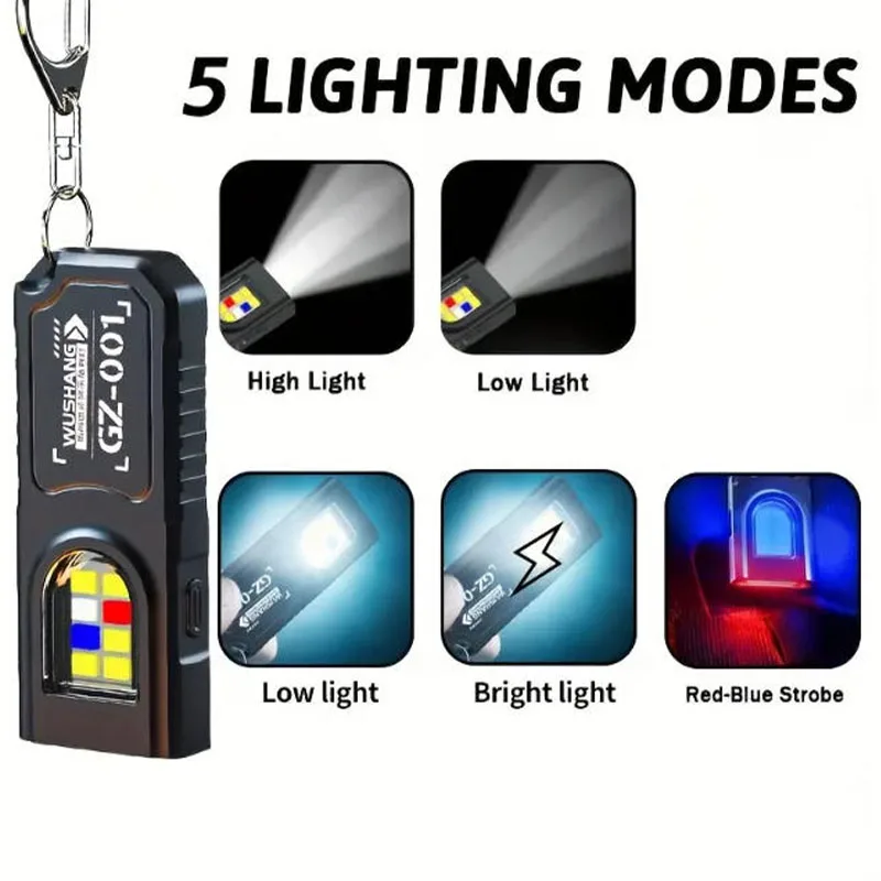 Powerful Mini COB LED Keychain - огляд і ціна Outdoor Camping Lampe