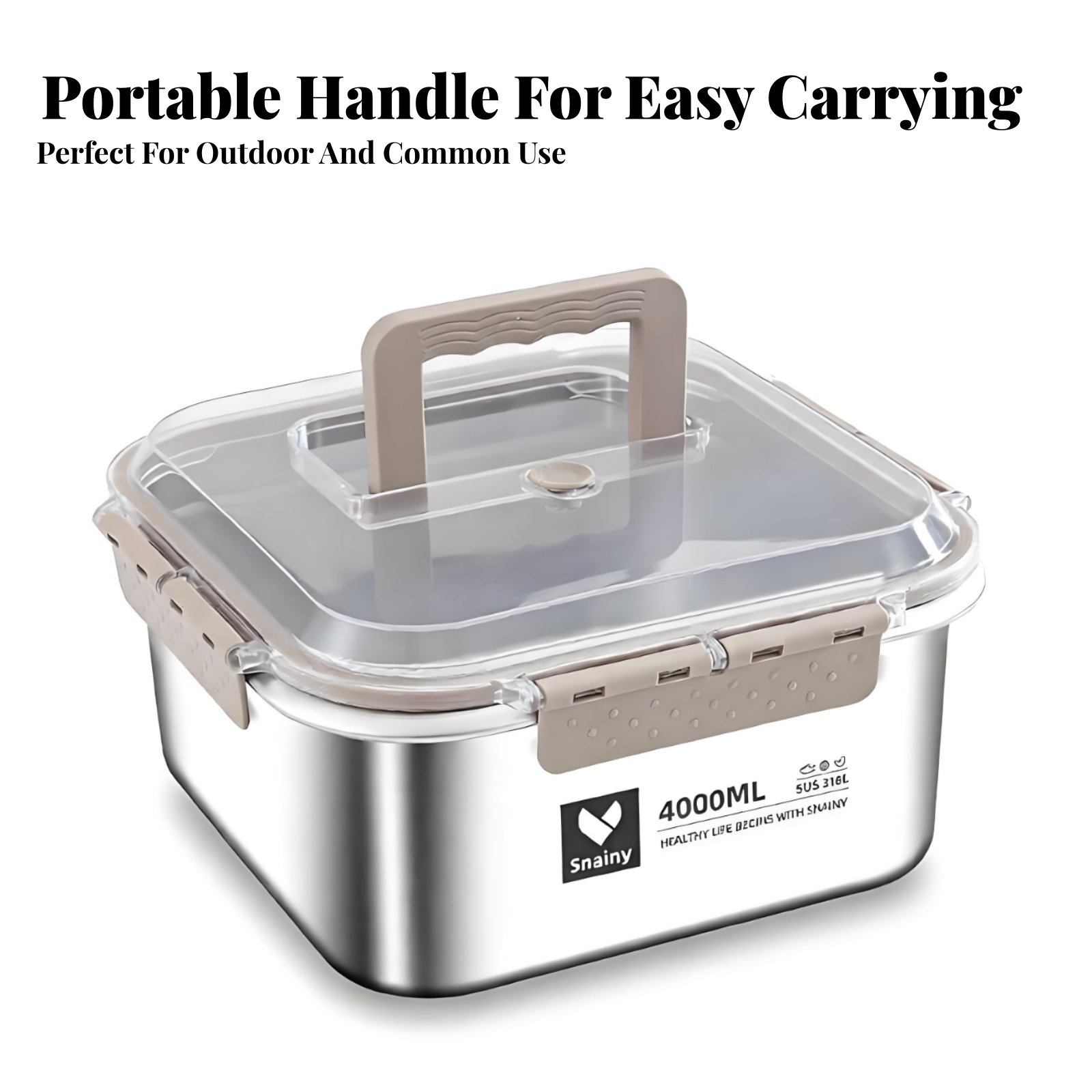 316 Stainless Steel Bento Box, - огляд і ціна Outdoor Camping Box