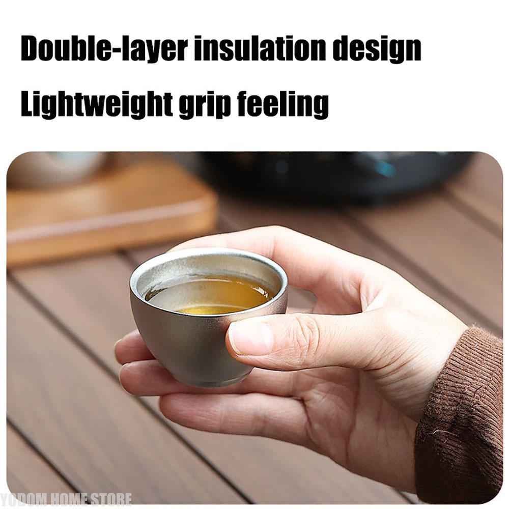 Small 100% Titanium Tea Cup Do - огляд і ціна Kitchen Outdoor Camping