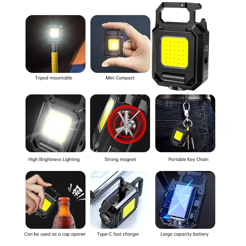 Mini Flashlight Keychain Light - огляд і ціна Outdoor Camping Lampe