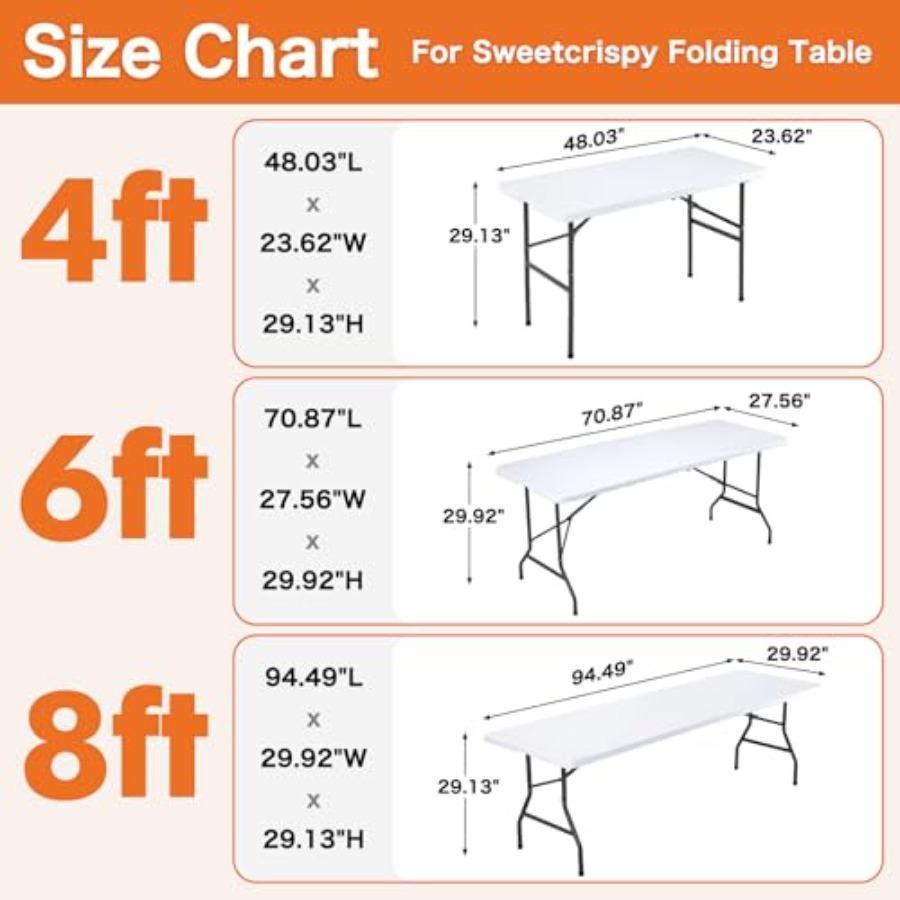 8 FT Folding Picnic Table 2 Pa - огляд і ціна Kitchen Outdoor Camping