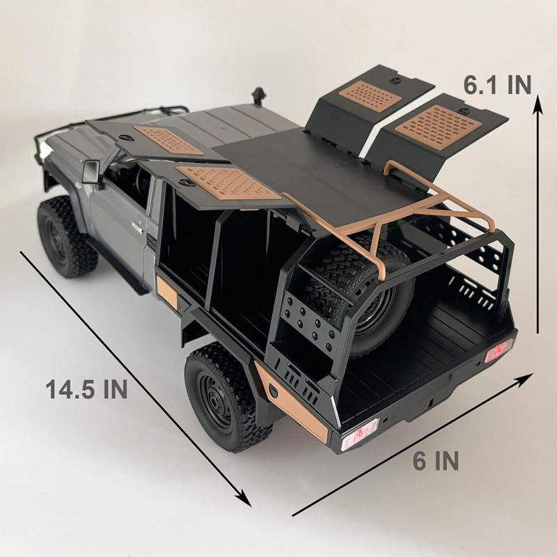 MN82S 1:12 Scale RC Off-Road C - огляд і ціна Outdoor Camping Rug With Led Lights