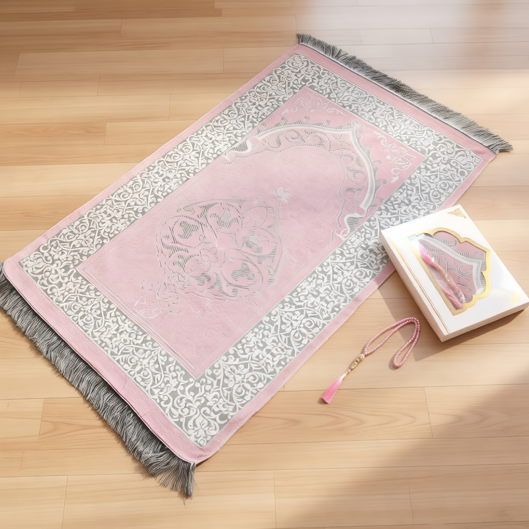 Muslim Prayer Rug with Tasbih  - огляд і ціна Camping Outdoor Or Indoor