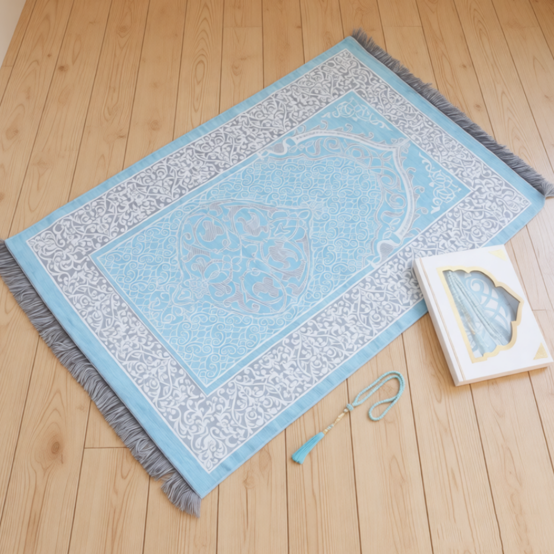 Muslim Prayer Rug with Tasbih  - огляд і ціна Camping Outdoor Or Indoor