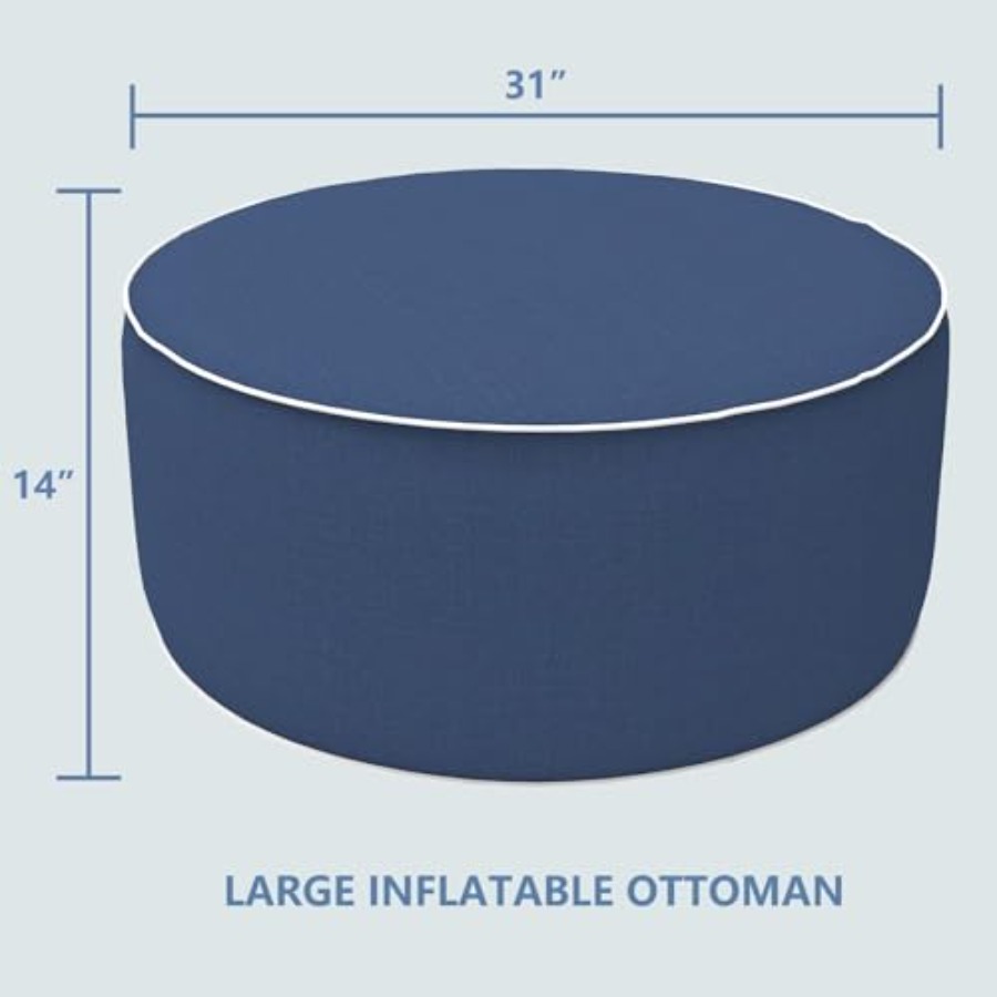 Inflatable Stool Ottoman Footr - огляд і ціна Camping Outdoor Or Indoor
