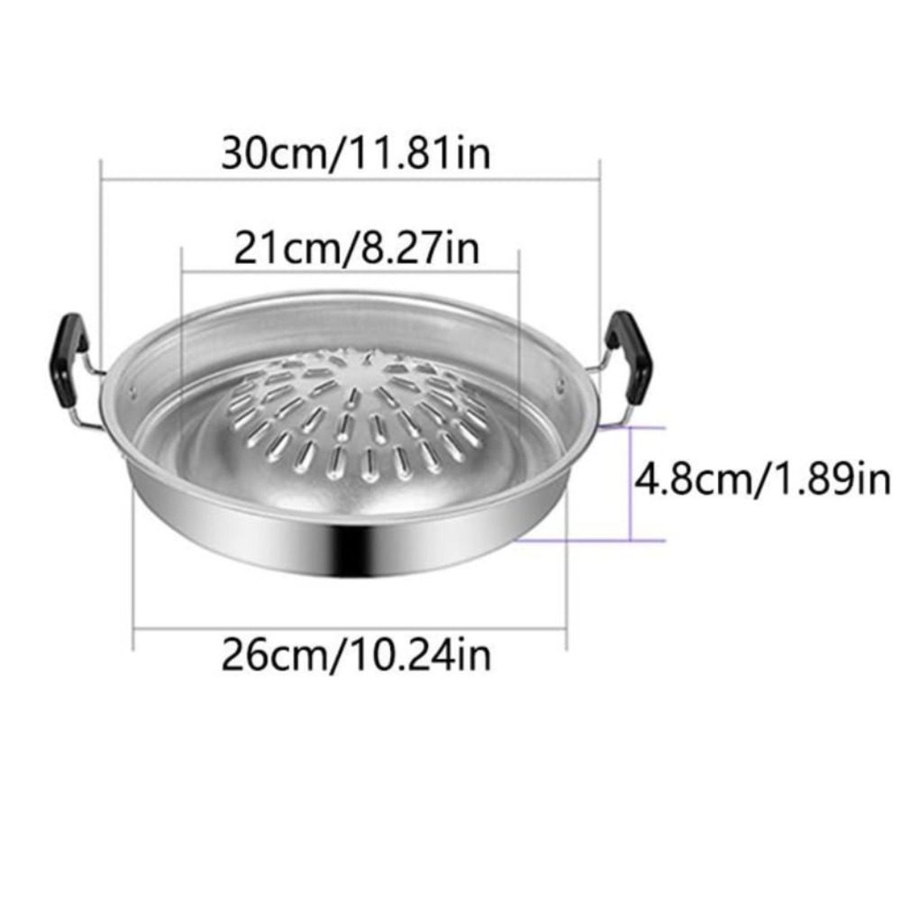 2 in 1 Hot Pot Grill Pan Non S - огляд і ціна Kitchen Outdoor Camping