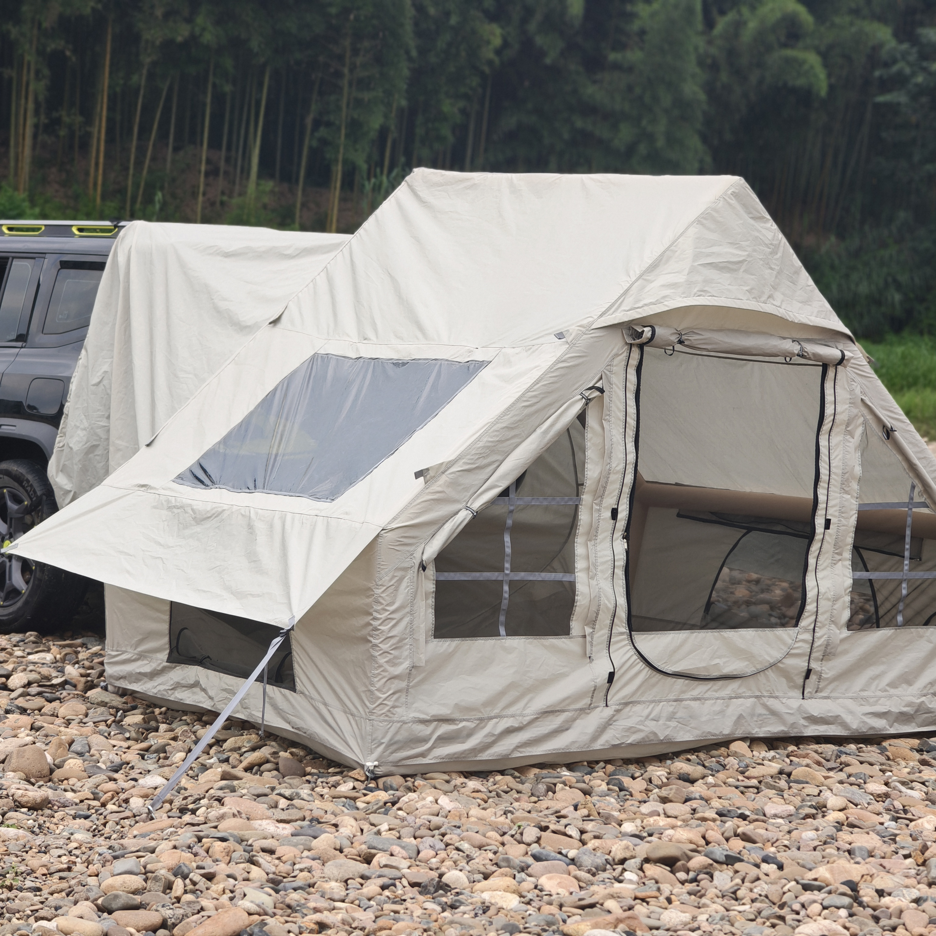 Inflatable Car Rear Tents with - огляд і ціна Outdoor Camping Car Tail Tent