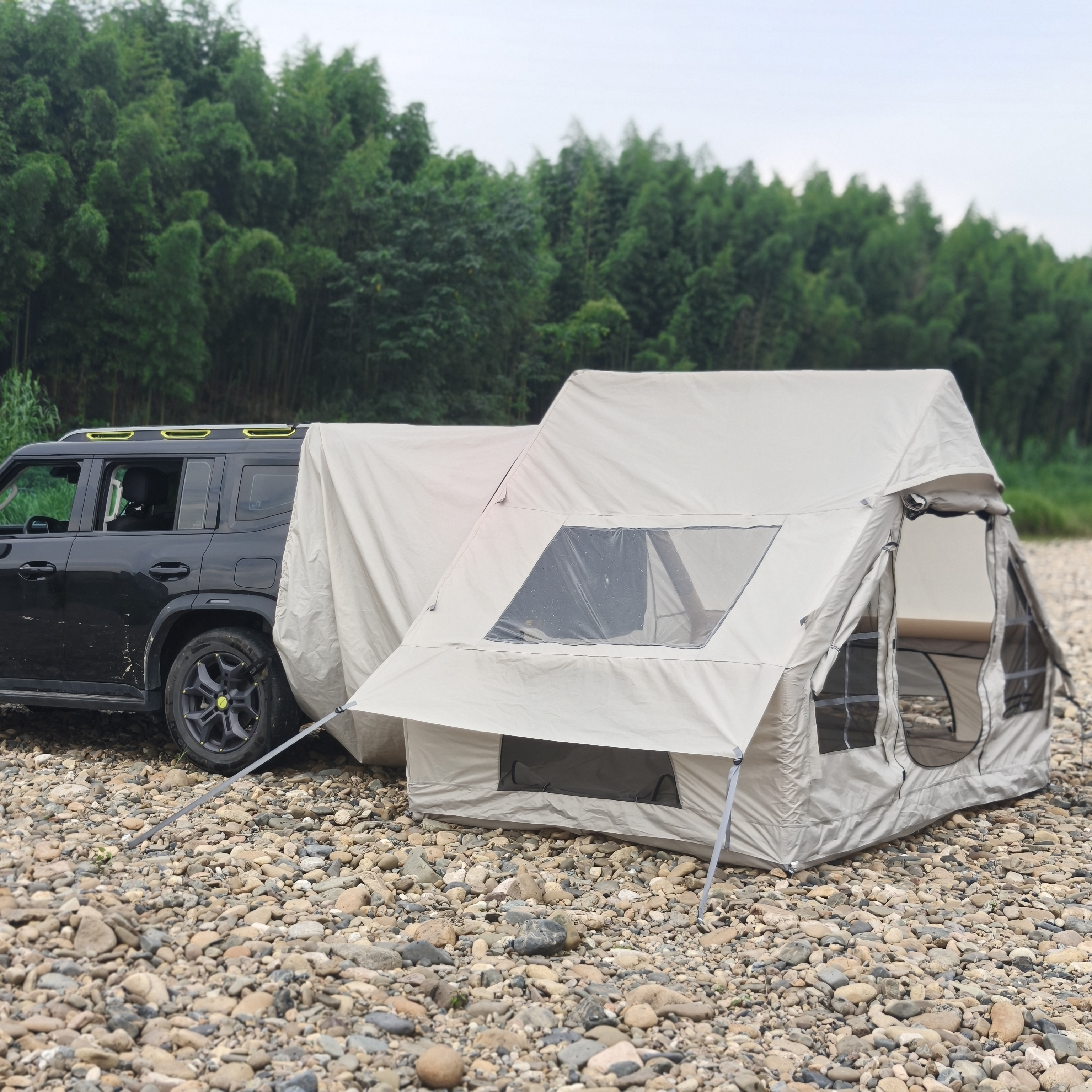 Inflatable Car Rear Tents with - огляд і ціна Outdoor Camping Car Tail Tent