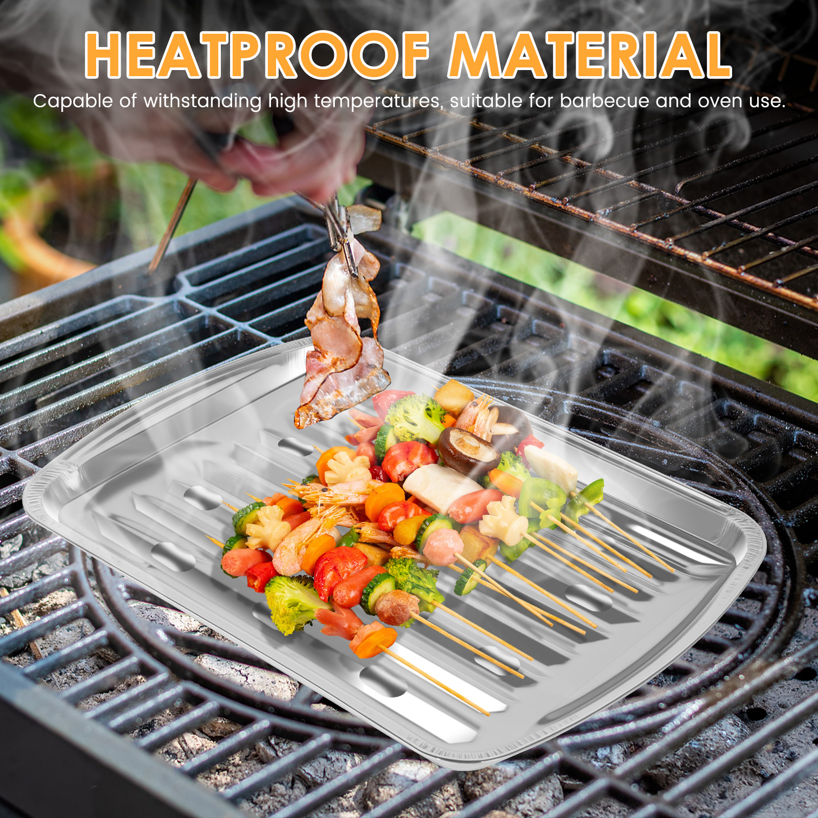 Aluminum Foil Trays Non-Stick  - огляд і ціна Kitchen Outdoor Camping