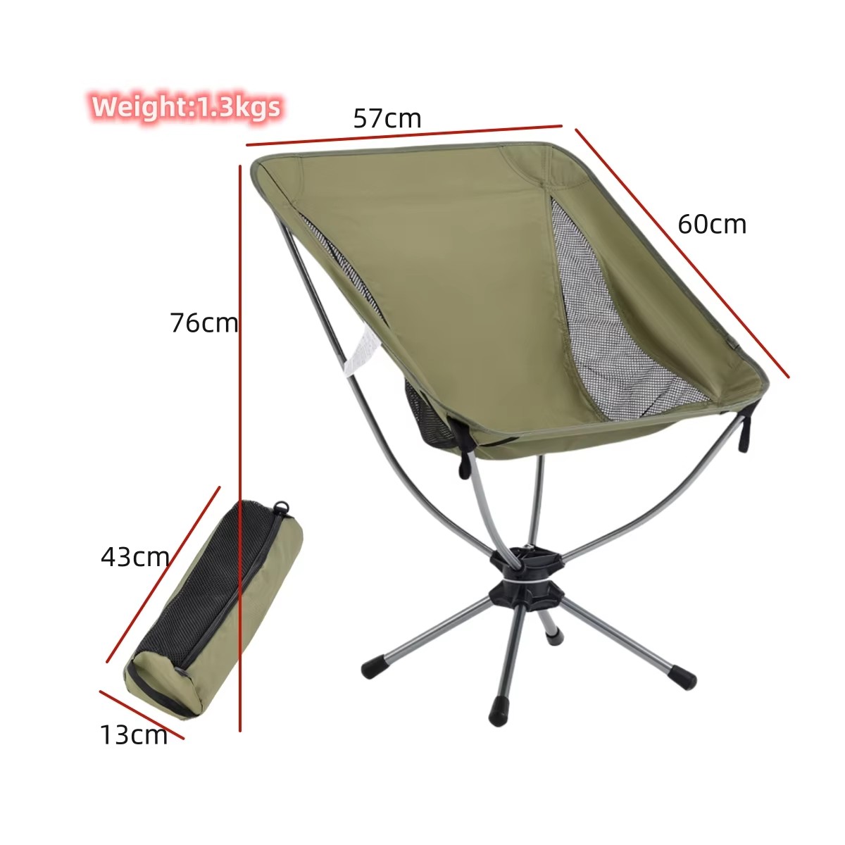Outdoor Lightweight 360 Degree - огляд і ціна Outdoor Camping Chairs