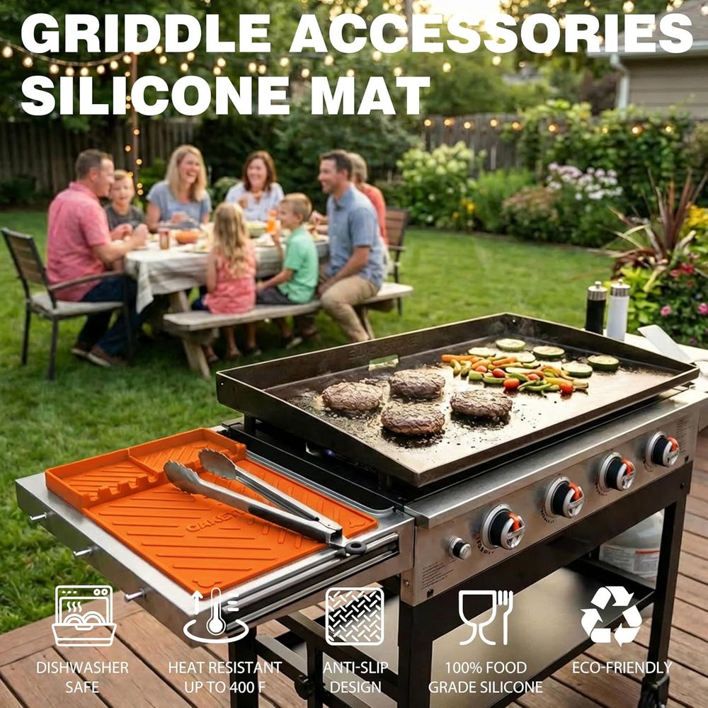Silicone Grill Mats or Griddle - огляд і ціна Kitchen Outdoor Camping
