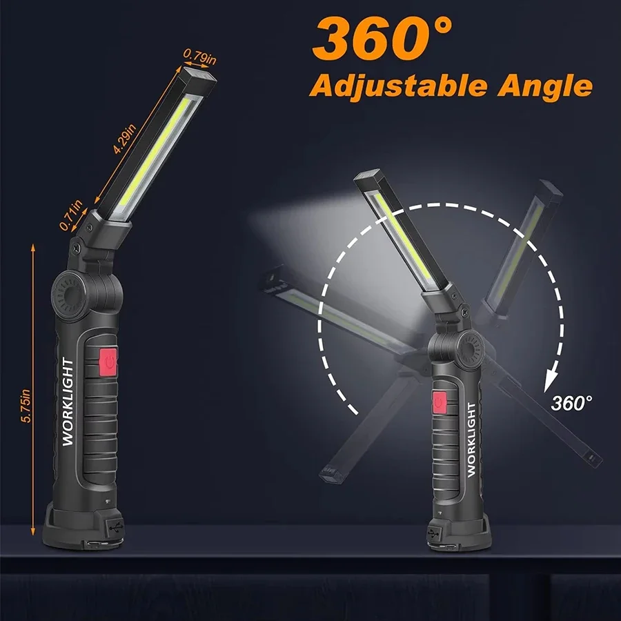 New Portable COB LED Flashligh - огляд і ціна Outdoor Camping Lampe