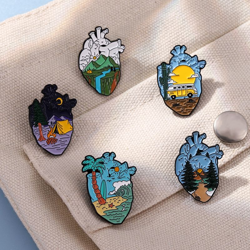 Go Camping Enamel Pin Touring  - огляд і ціна Outdoor Camping Logo