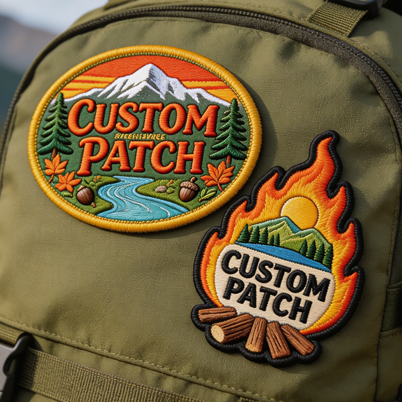 Outdoor Nature Scenery Custom  - огляд і ціна Outdoor Camping Logo