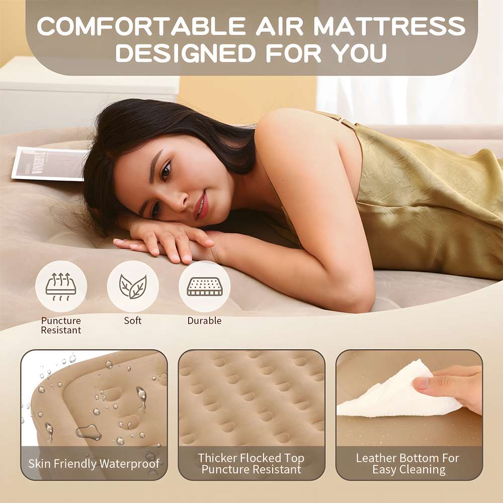 Air Mattress Built-in Pump Sel - огляд і ціна Camping Outdoor Or Indoor
