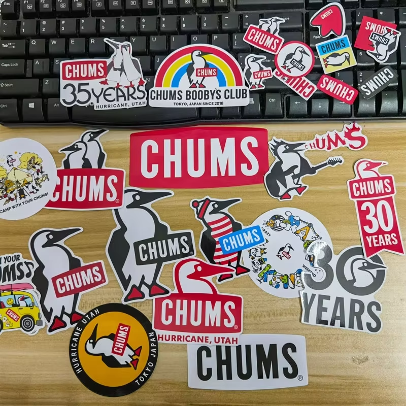 10pcs Wholesal Vinyl Stickers  - огляд і ціна Outdoor Camping Logo