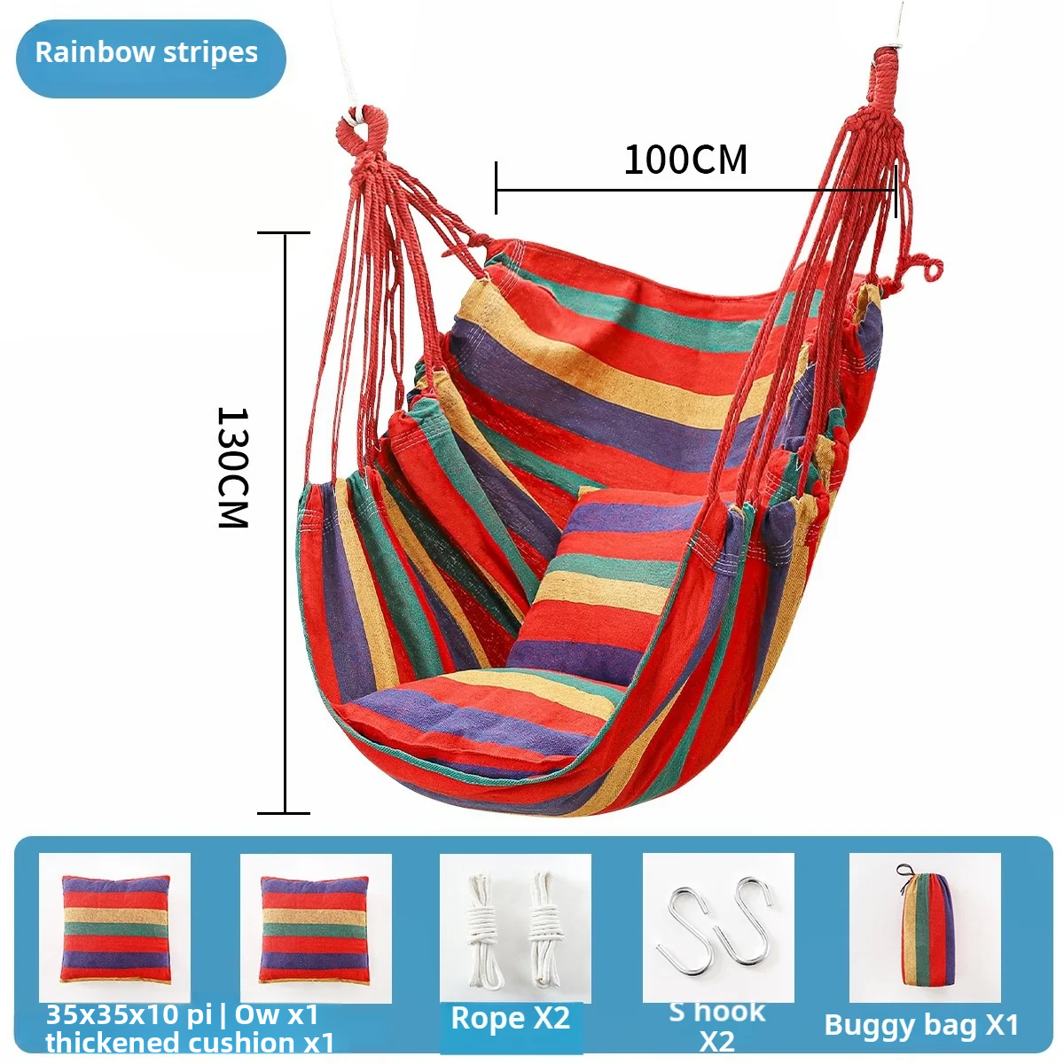 Hammock Chair Hanging Swing Se - огляд і ціна Camping Outdoor Or Indoor