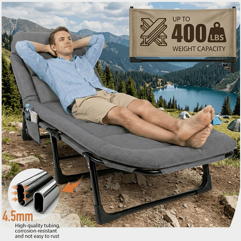 Heavy-Duty Folding Guest Bed – - огляд і ціна Camping Outdoor Or Indoor