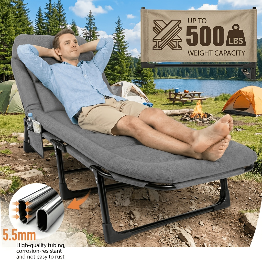 Heavy-Duty Folding Guest Bed – - огляд і ціна Camping Outdoor Or Indoor
