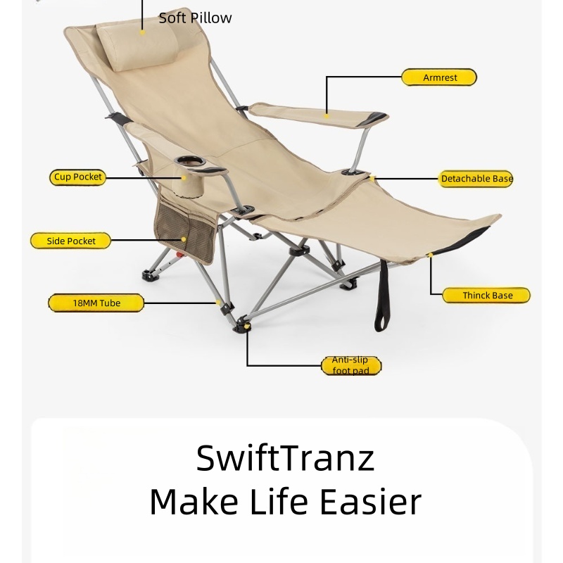 SwiftTranz Portable Steel Fold - огляд і ціна Outdoor Camping Chairs