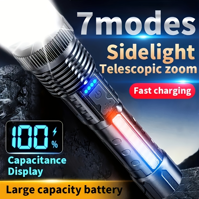 Powerful LED Flashlight Batter - огляд і ціна Outdoor Camping Lampe