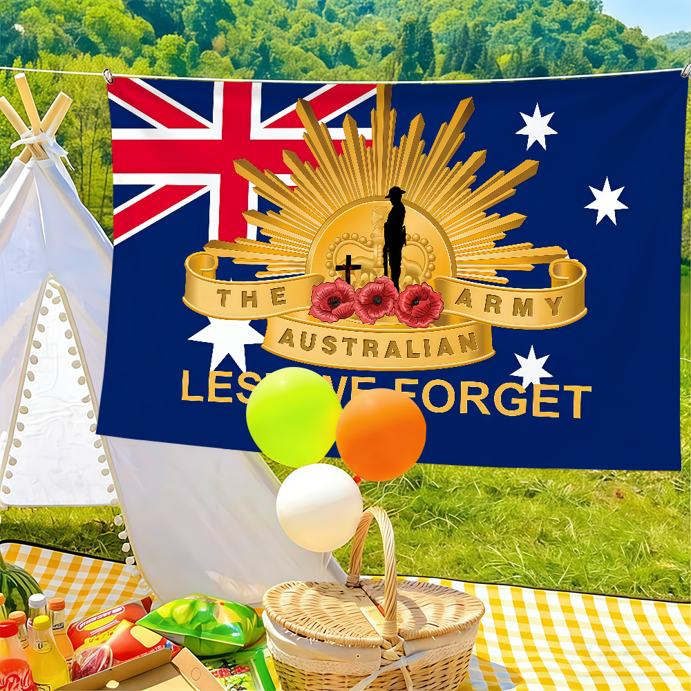 Australia Lest We Forget Flag  - огляд і ціна Outdoor Camping Australia